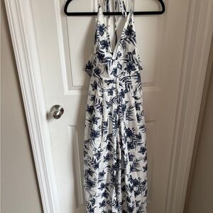 HYFVE Floral Tropical Resortcore Halter Jumpsuit Women’s Large Spring Break